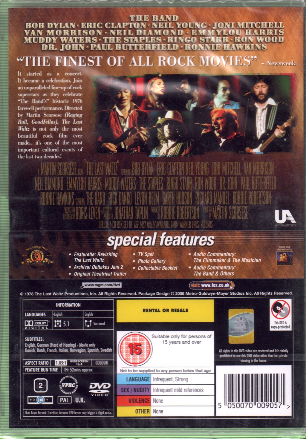 Band - Last Waltz - Dvd