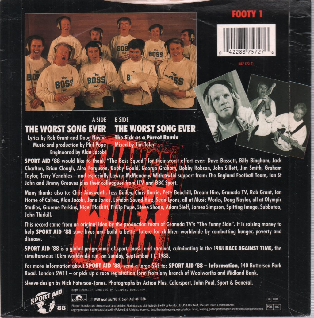 Boss Squad - Worst Song Ever - 7 Inch