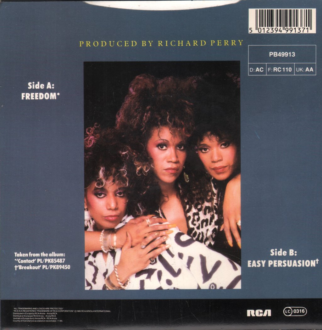 Pointer Sisters - Freedom - 7 Inch