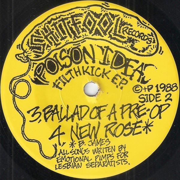 Poison Idea - Filthkick E.P. - 7 Inch