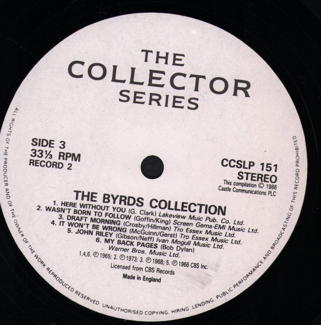 Byrds - Byrds Collection - Double Lp
