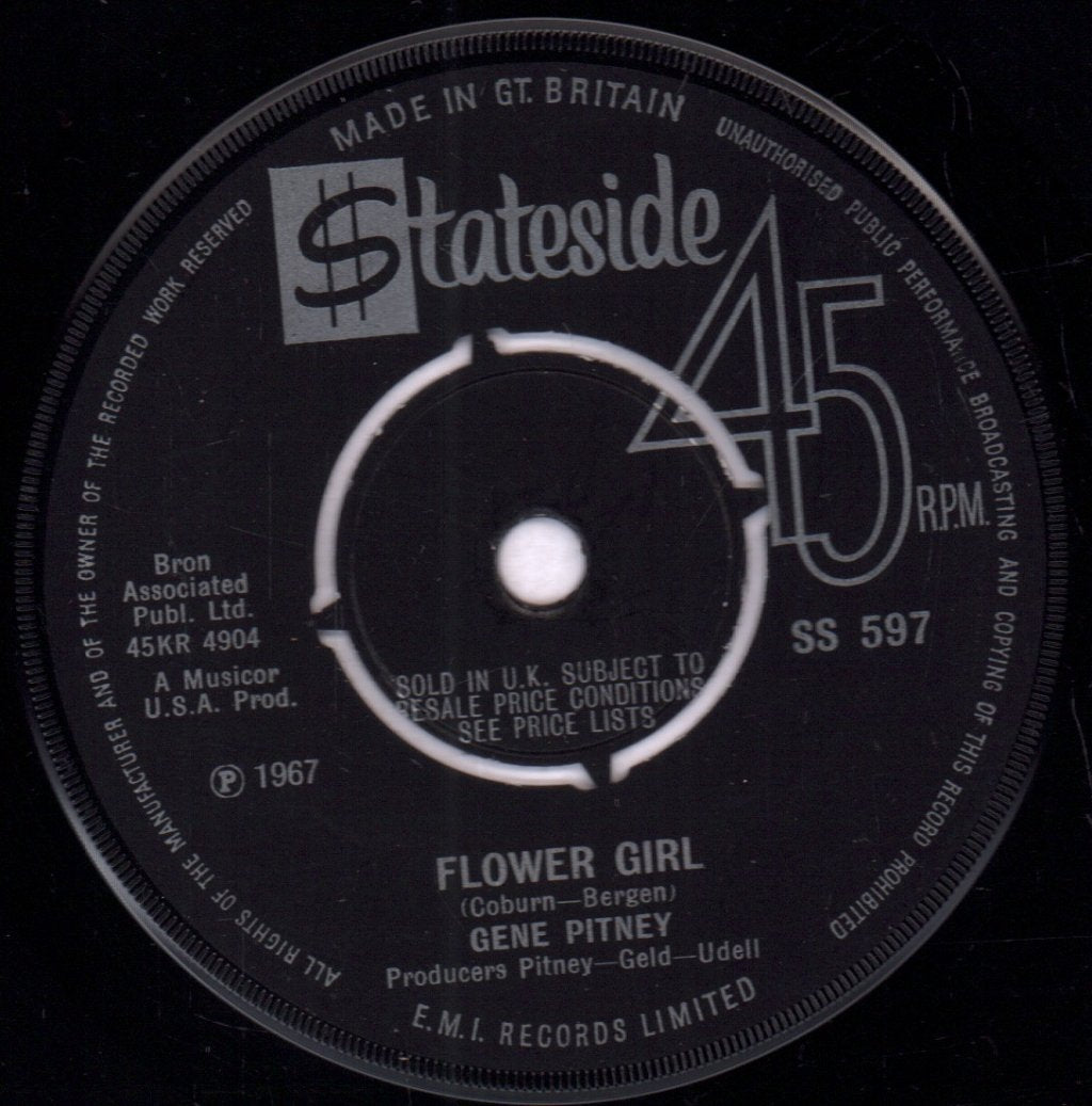 Gene Pitney - (In The) Cold Light Of Day - 7 Inch