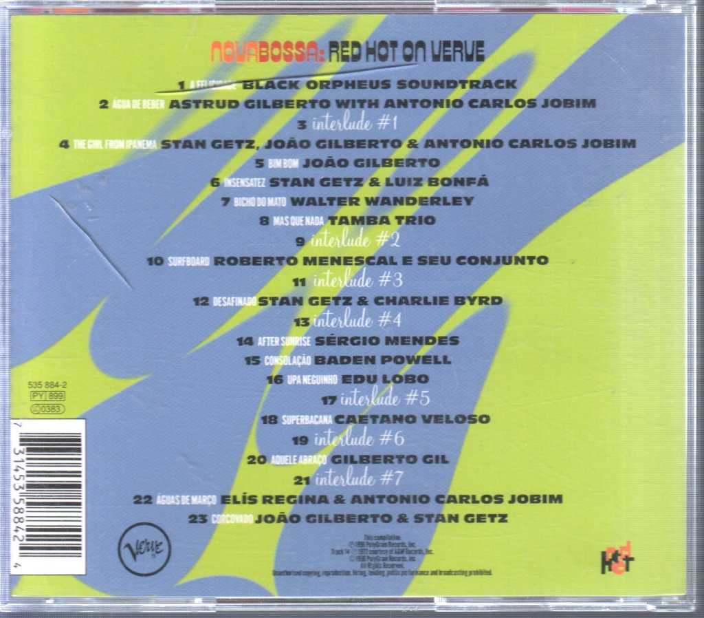 Various Artists - Nova Bossa: Red Hot On Verve - Cd