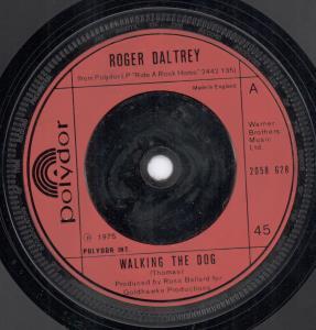 Roger Daltrey - Walking The Dog - 7 Inch