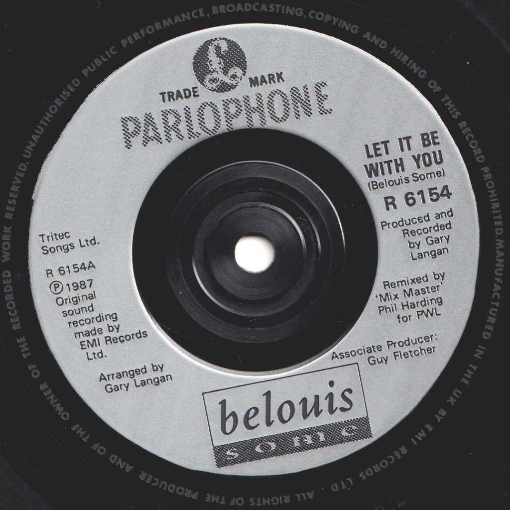 Belouis Some - Let It Be With You - 7 Inch