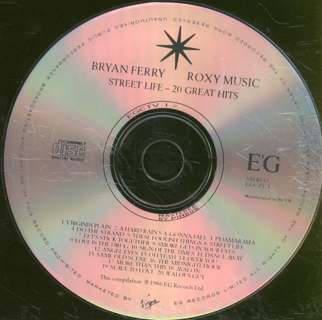 Roxy Music - Street Life - 20 Great Hits - Cd