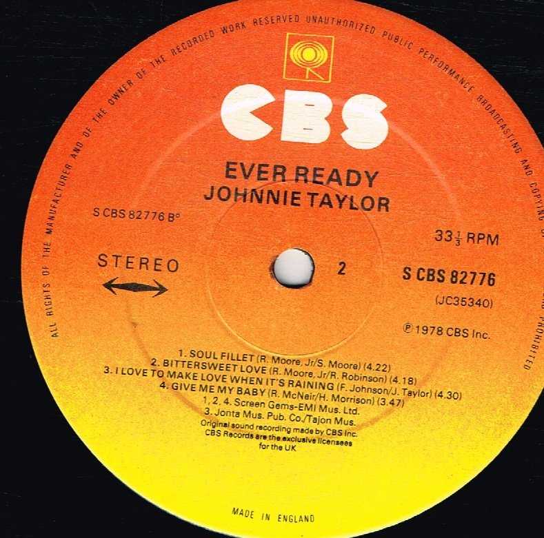 Johnnie Taylor - Ever Ready - Lp