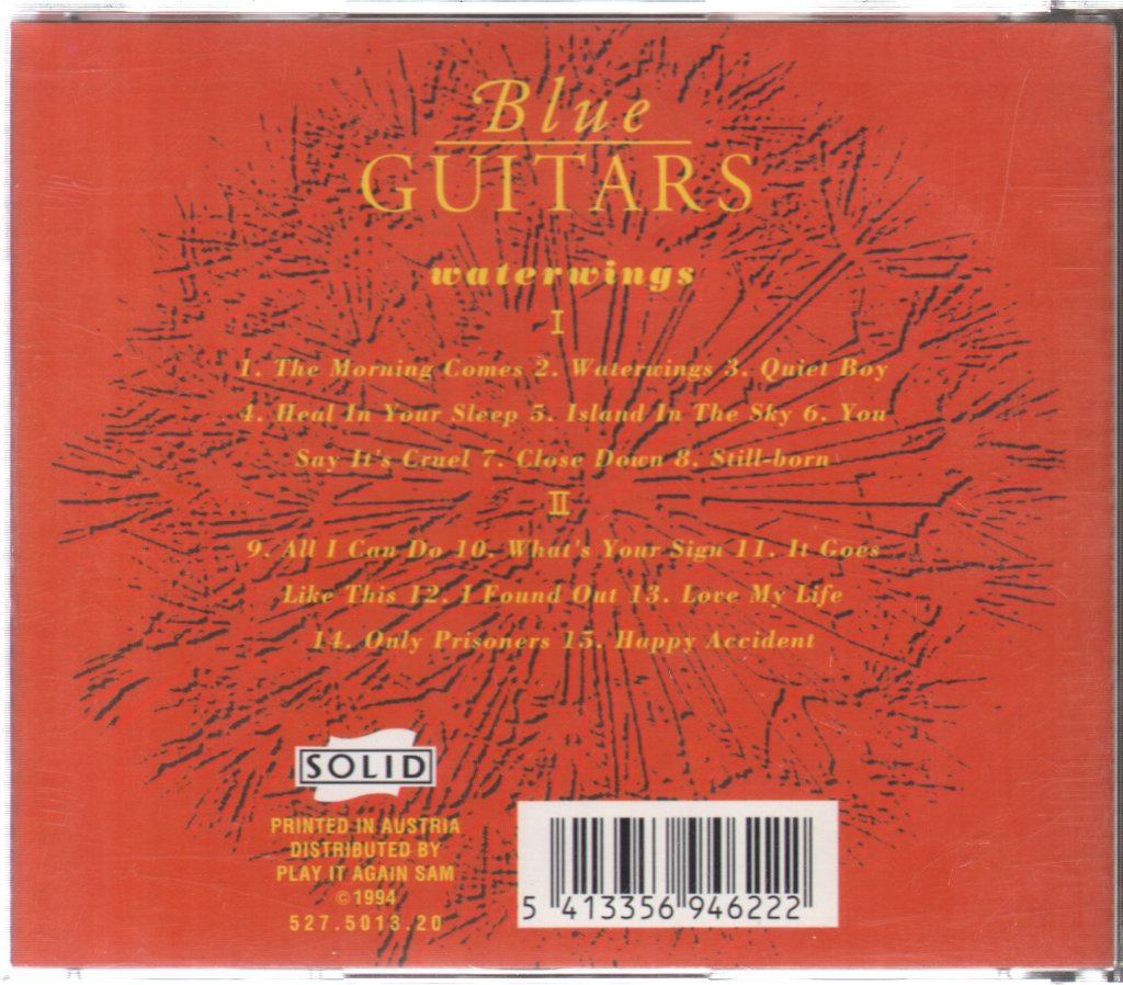 Blue Guitars - Waterwings - Cd