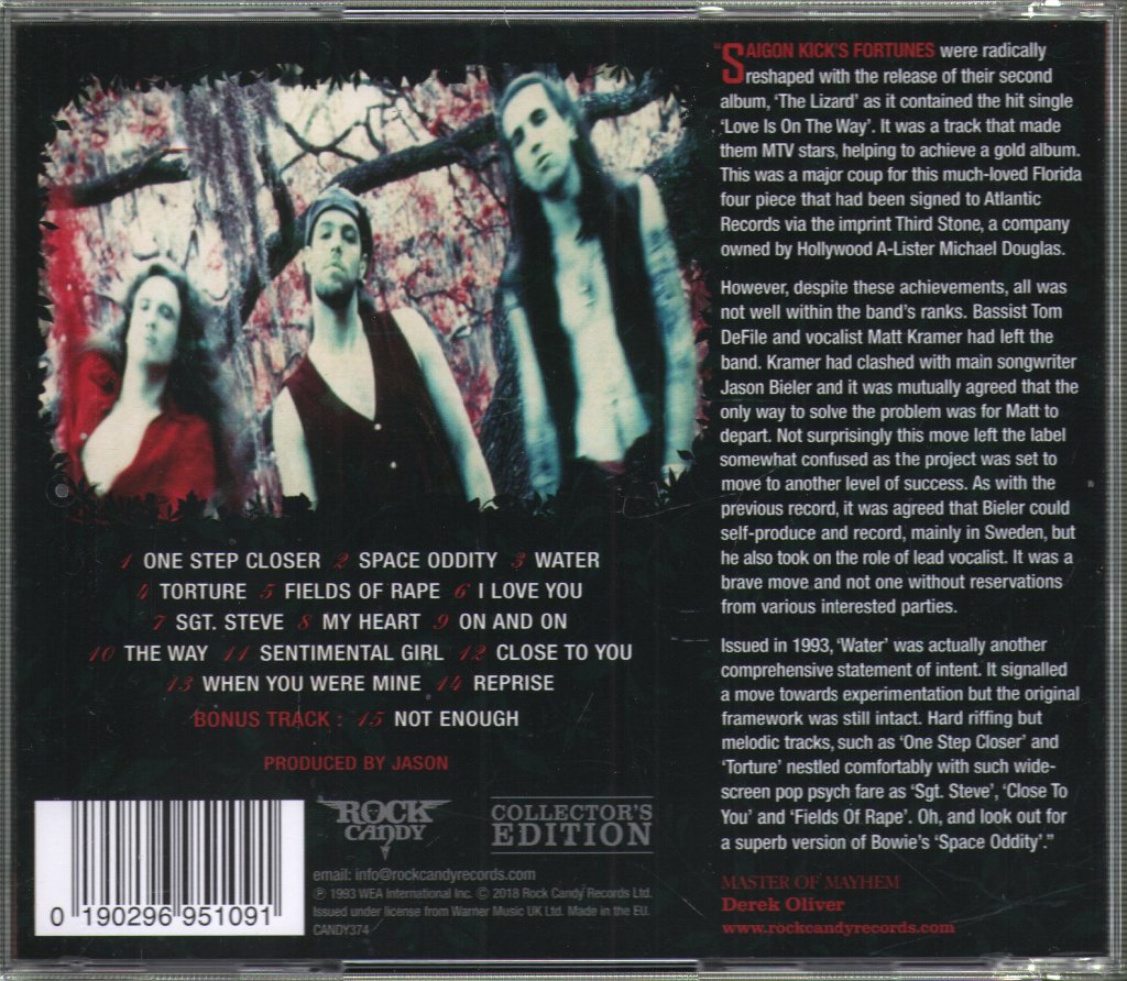 Saigon Kick - Water - Cd