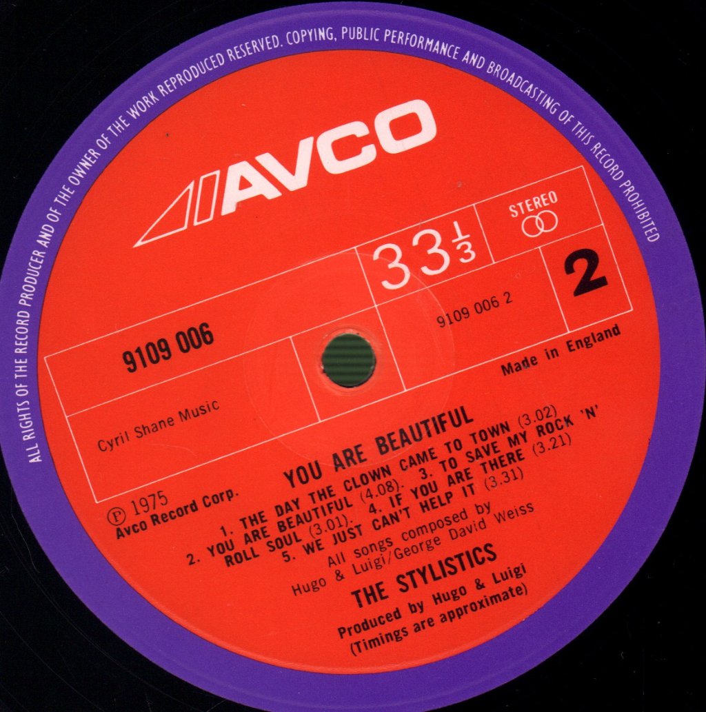 Stylistics - You Are Beautiful - Lp