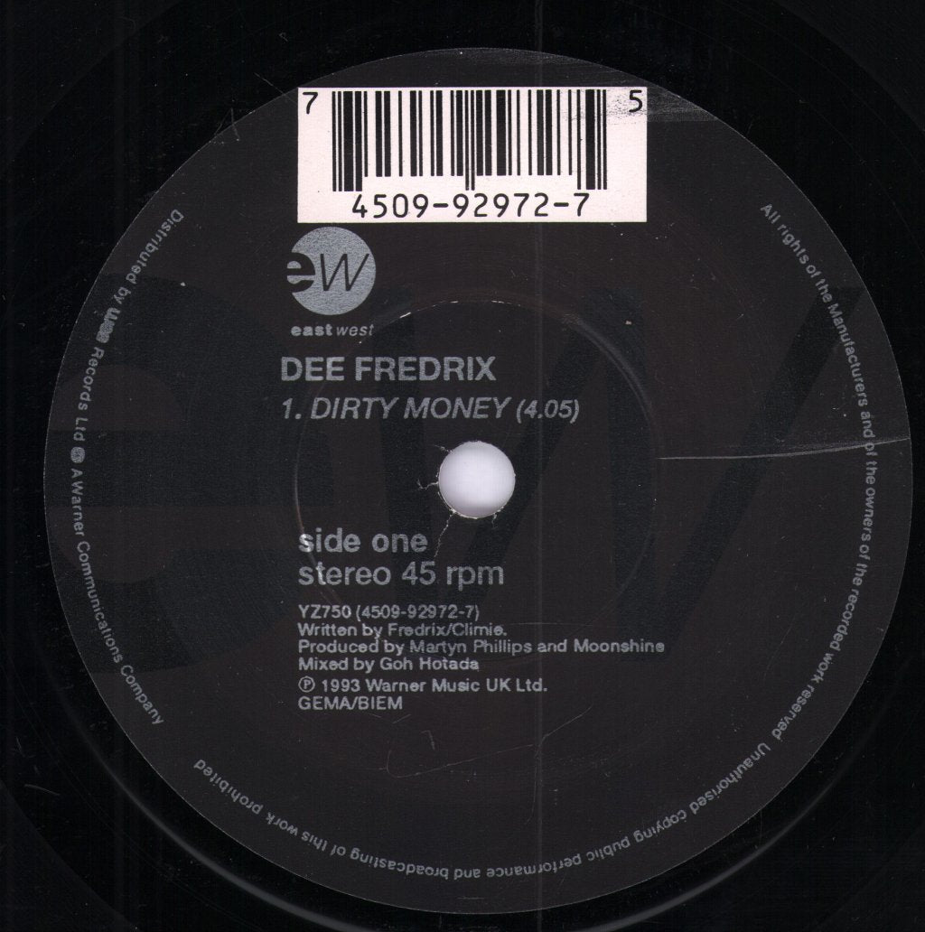 Dee Fredrix - Dirty Money - 7 Inch