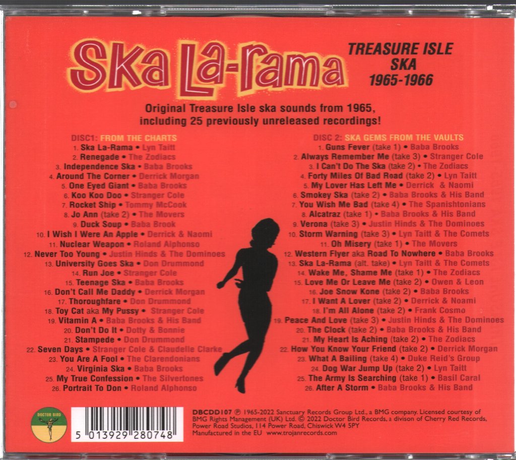 Various Artists - Ska La-Rama • Treasure Isle Ska 1965-1966 - Double Cd