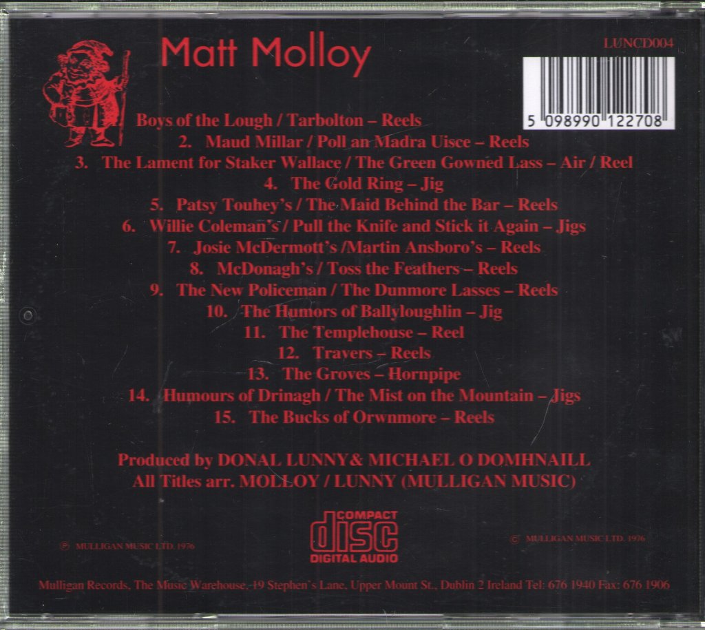 Matt Molloy - Matt Molloy - Cd