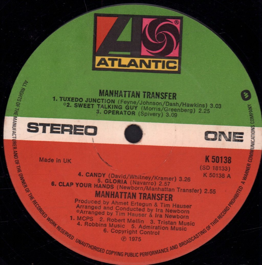 Manhattan Transfer - Manhattan Transfer - Lp