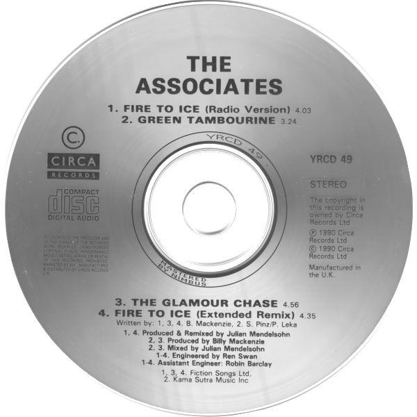 Associates - Fire To Ice - Cd