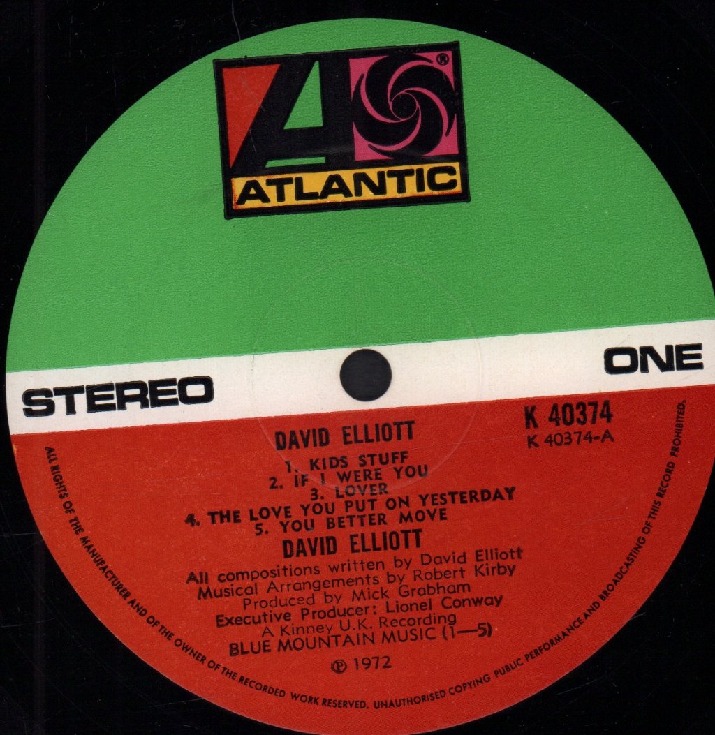 David Elliott - David Elliott - Lp