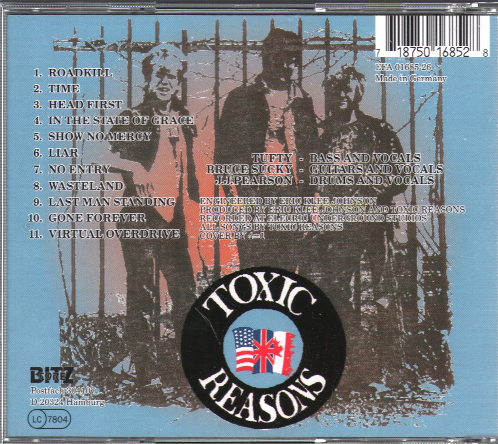 Toxic Reasons - In The House Of God - Cd