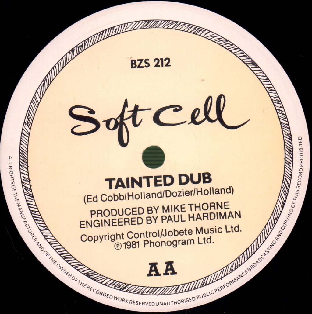 Soft Cell - Tainted Love / Where Did Our Love Go - 12 Inch