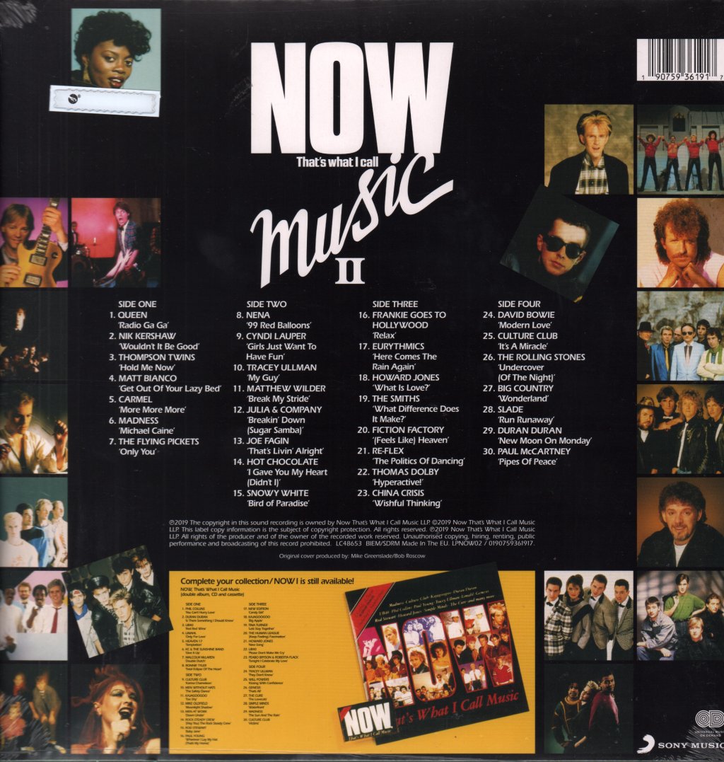 Various Artists - Now That's What I Call Music II - Double Lp