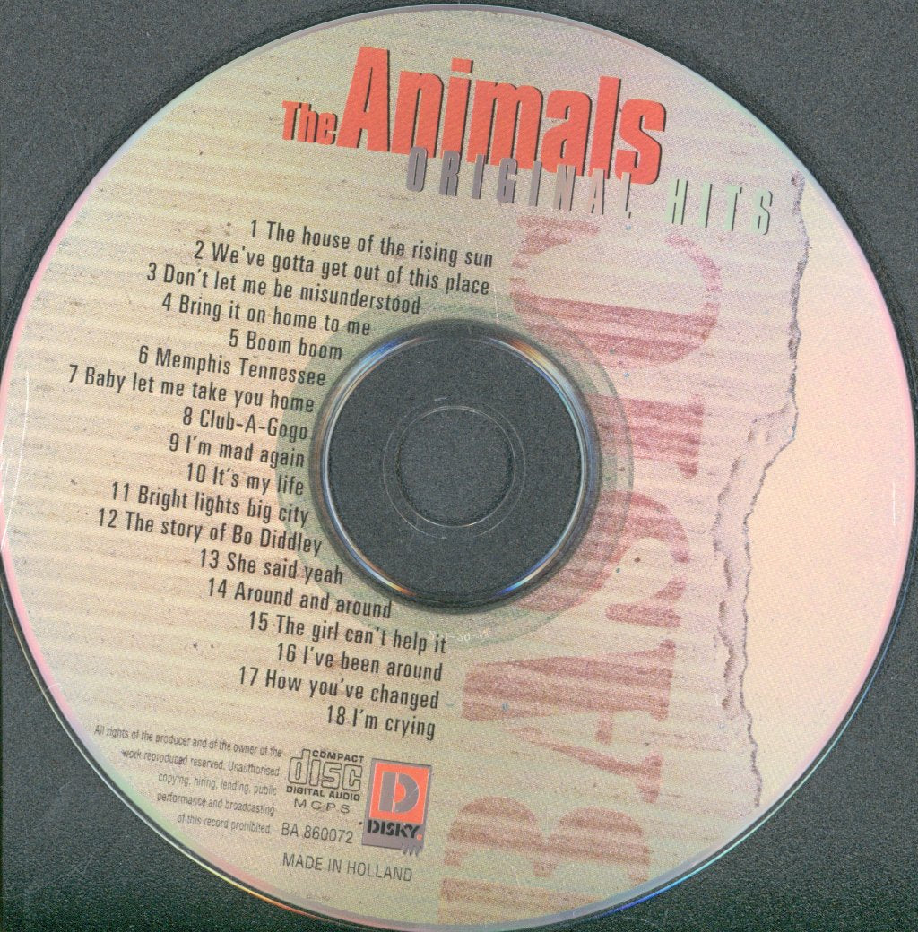 Animals - Original Hits - Cd