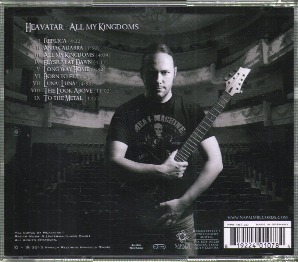Heavatar - Opus I - All My Kingdoms - Cd