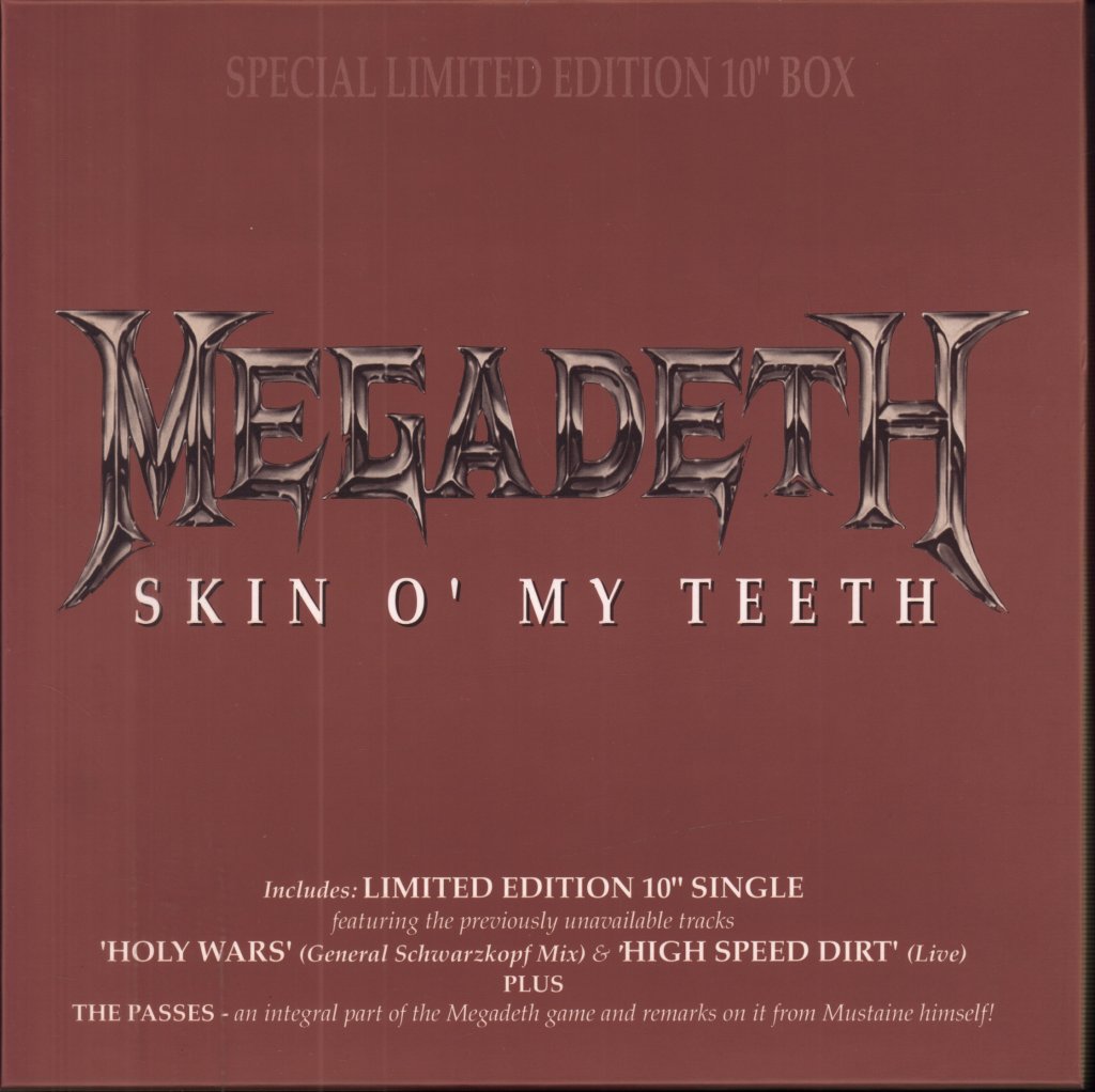 Megadeth - Skin O My Teeth - 10 Inch Box Set – Vinyl Tap