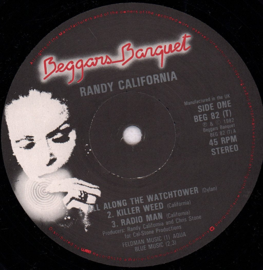 Randy California - All Along The Watchtower - 12 Inch