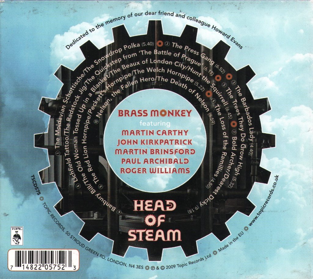 Brass Monkey - Head Of Steam - Cd