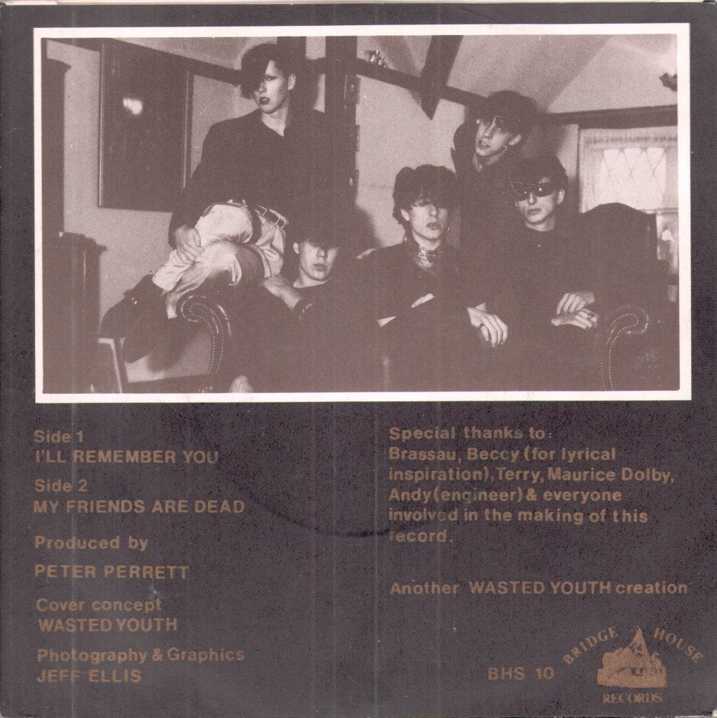 Wasted Youth (Uk Group) - I'll Remember You - 7 Inch