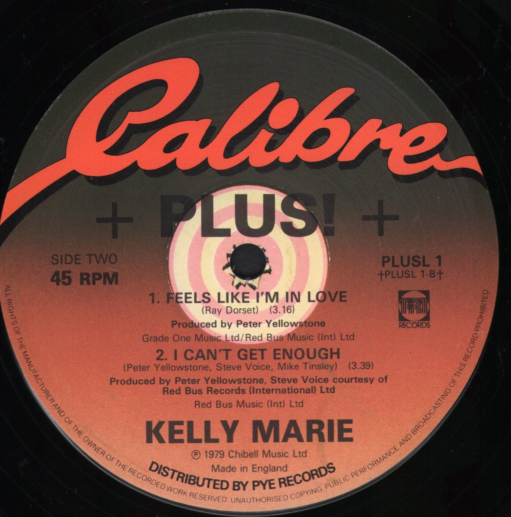 Kelly Marie - Feels Like I'm In Love - 12 Inch