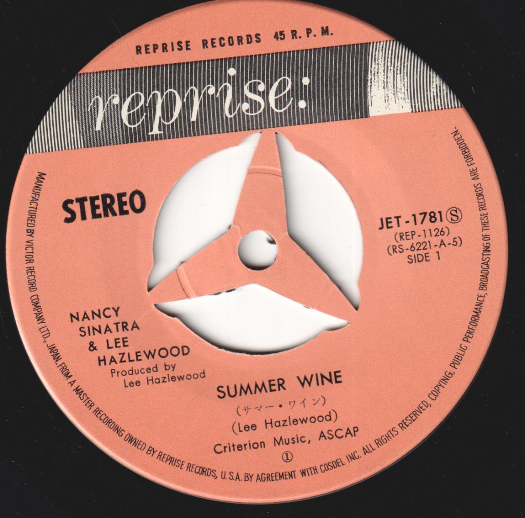Nancy Sinatra & Lee Hazlewood - Summer Wine - 7 Inch