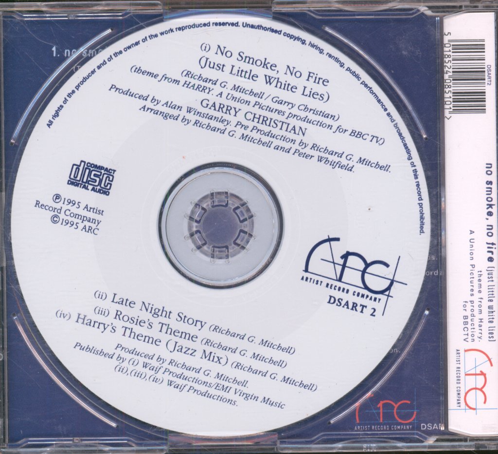 Garry Christian - No Smoke, No Fire (Just Little White Lies) - Cd