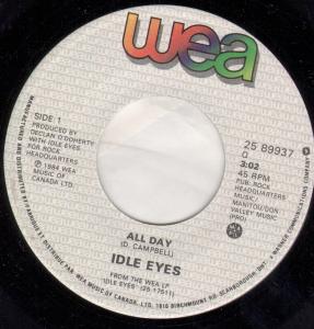 Idle Eyes - All Day - 7 Inch