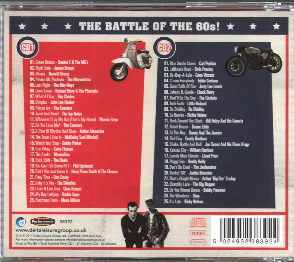 Various Artists - Mods Vs Rockers - Double Cd