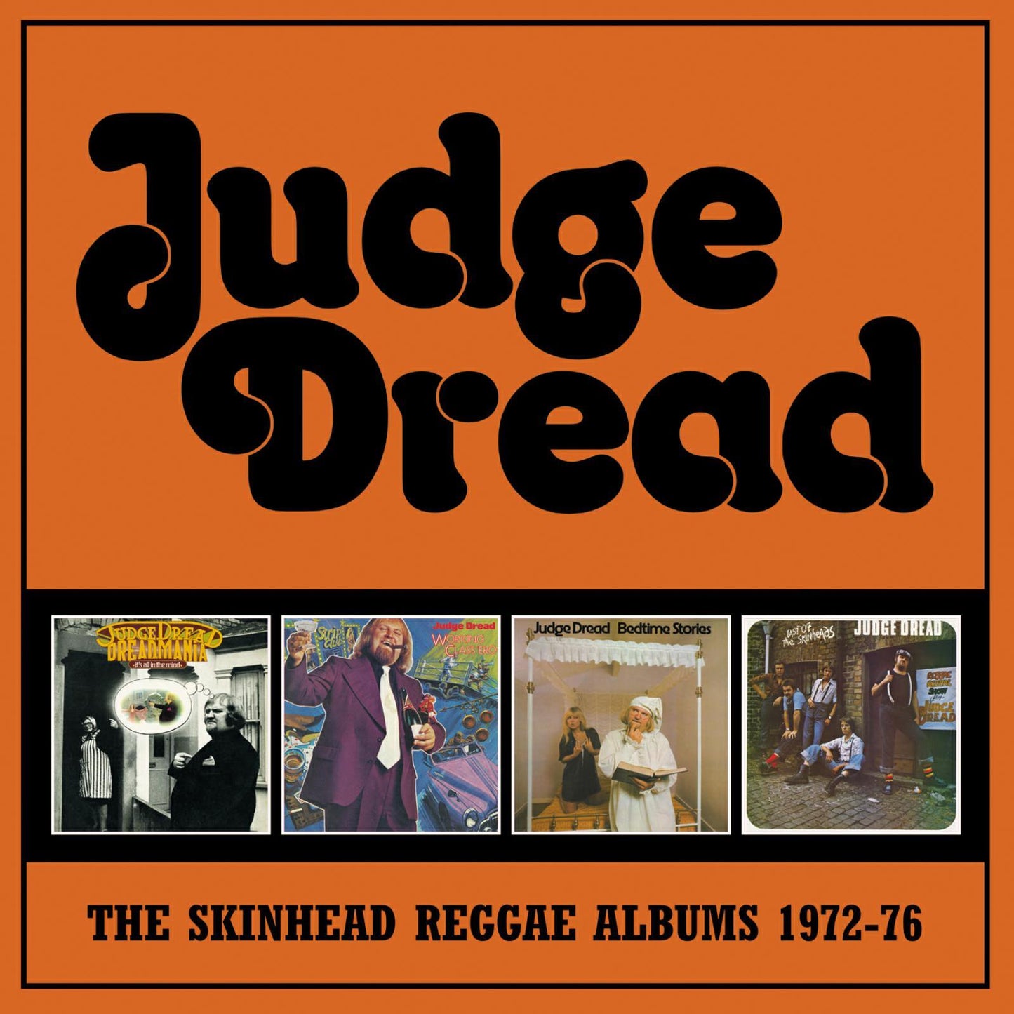 Judge Dread - Skinhead Reggae Albums 1972-76 4cd Clamshell Box - Cd Box Set