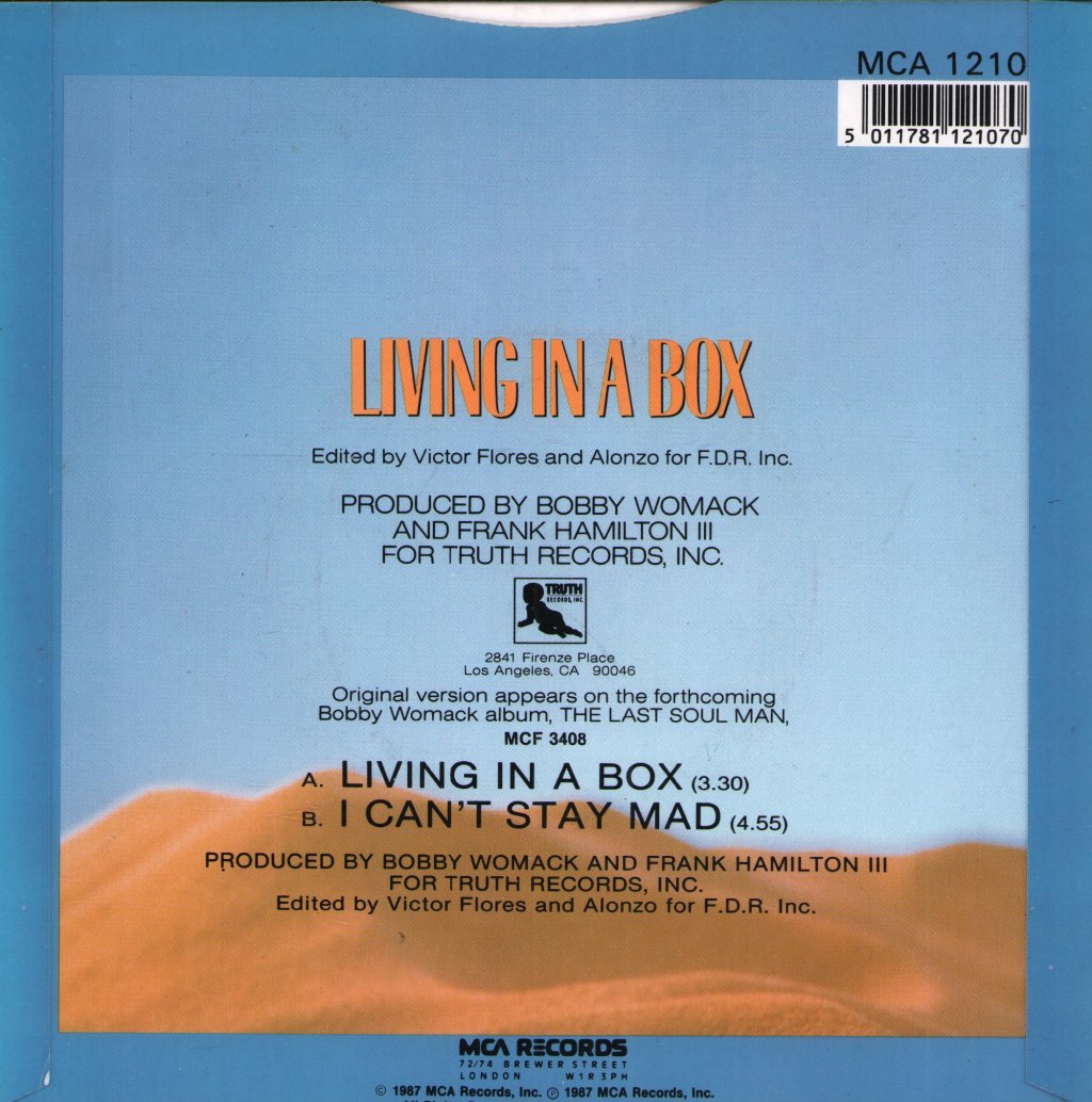 Bobby Womack - Living In A Box - 7 Inch