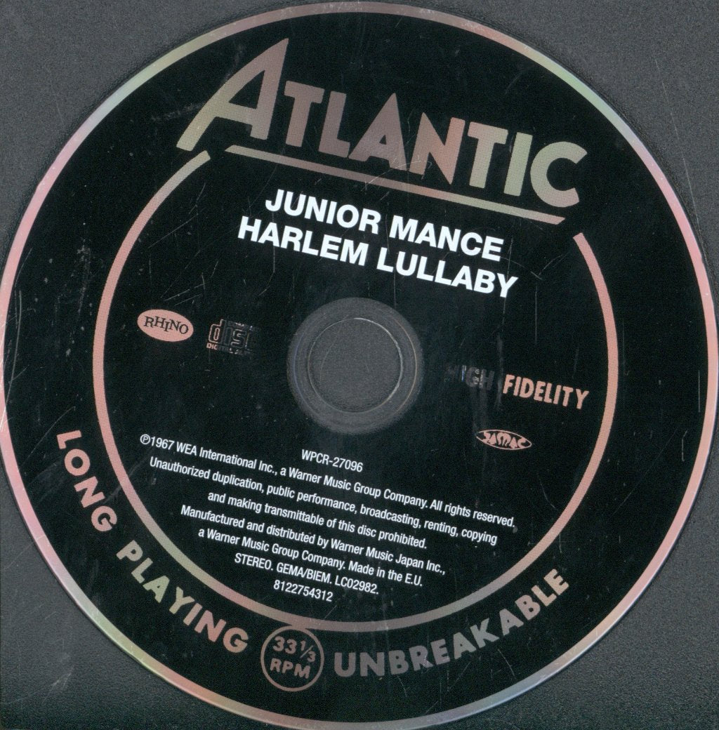 Junior Mance - Harlem Lullaby - Cd