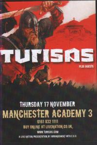 Turisas - Manchester Academy 3 - Flyer