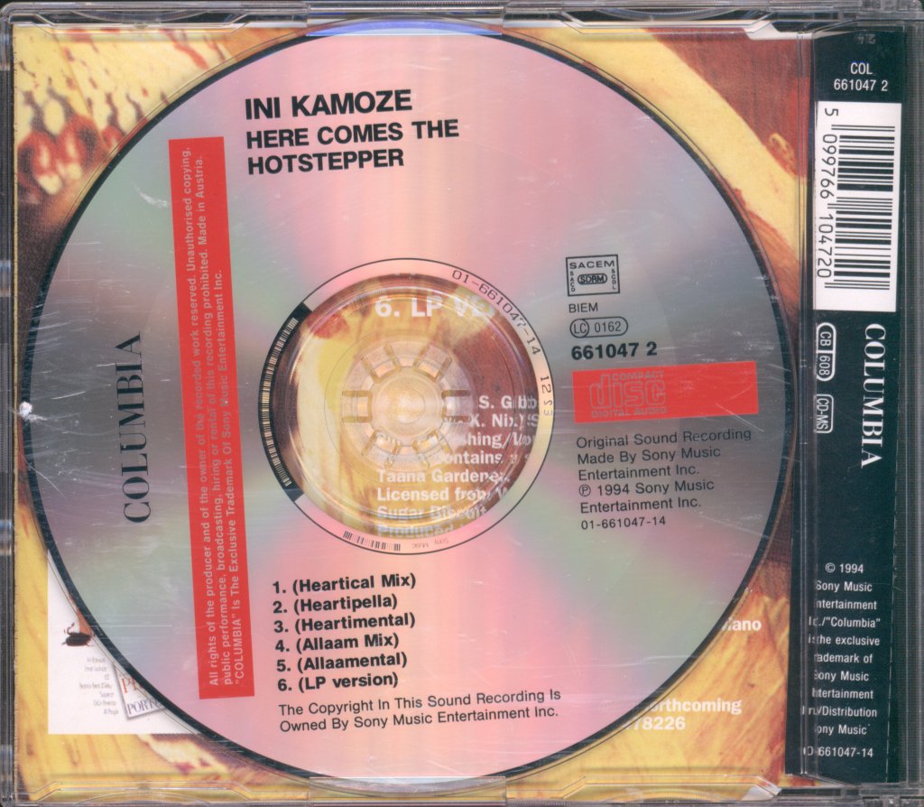 Ini Kamoze - Here Comes The Hotstepper - Cd