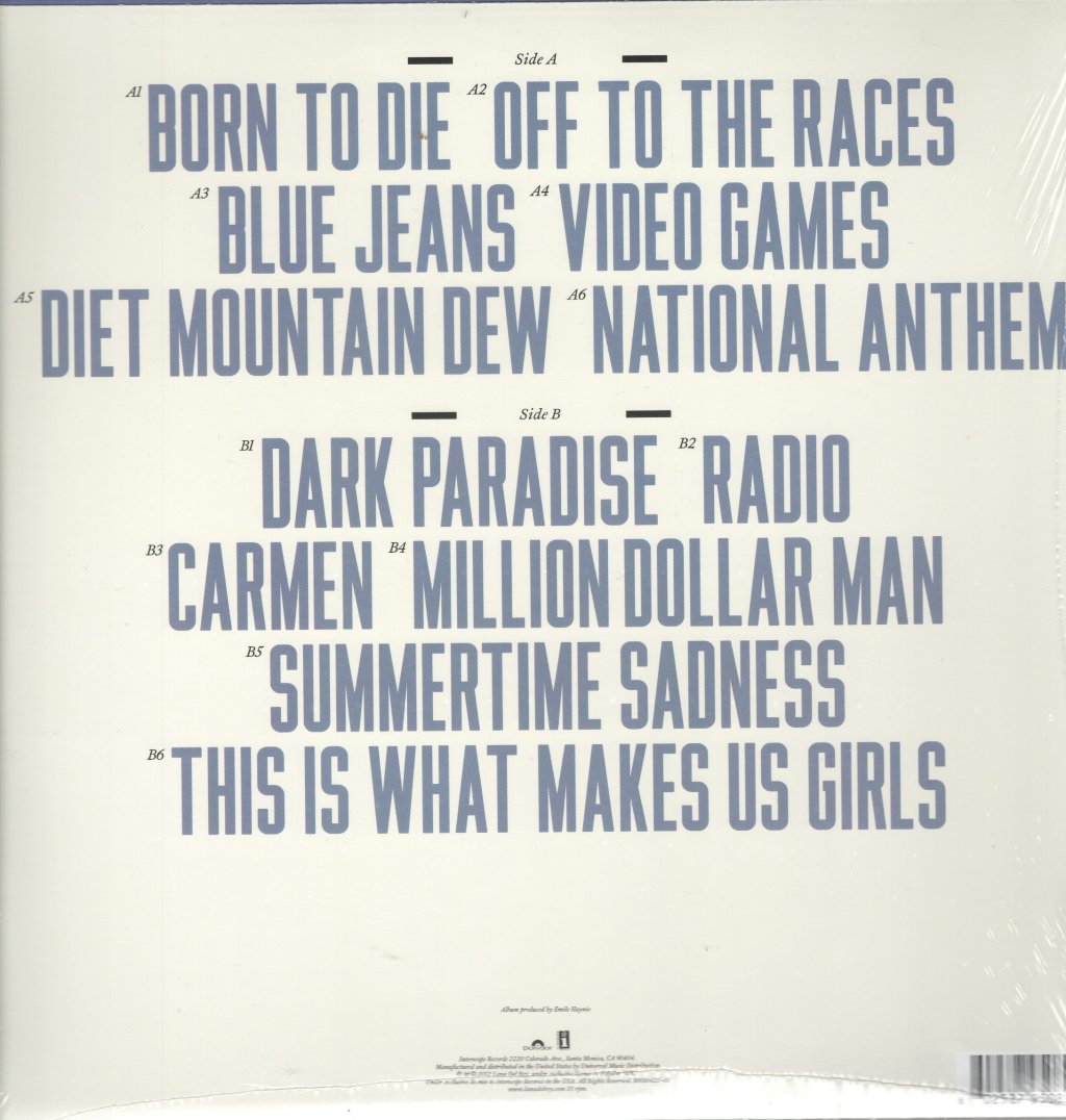 Lana Del Rey - Born To Die - Lp