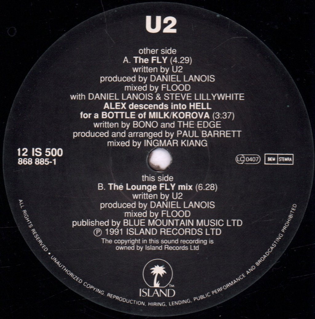 U2 - Fly - 12 Inch