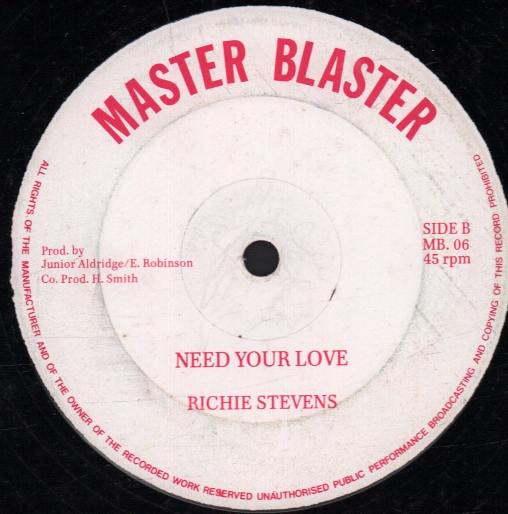 cornell campbell / richie stevens - blood & fire / need your love - 12 Inch