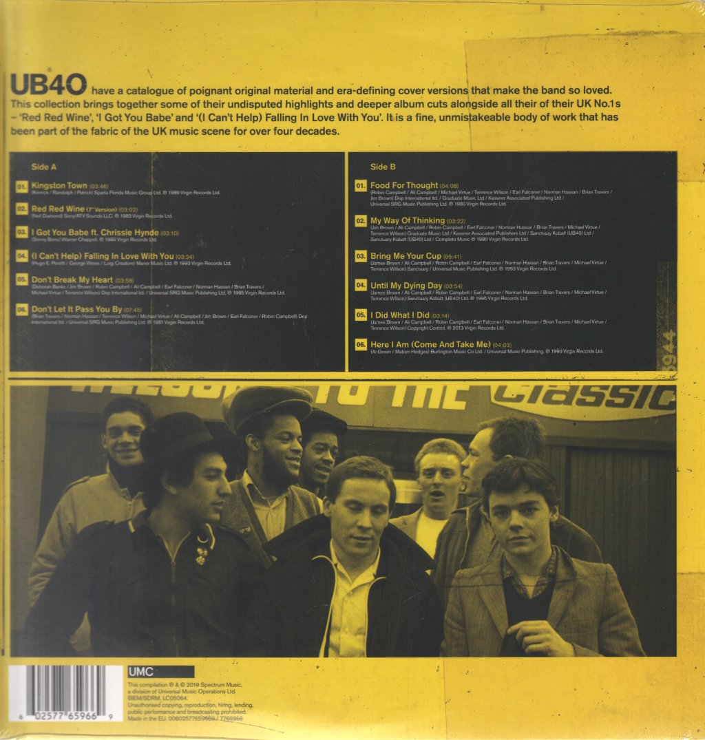 UB40 - Red Red Wine The Collection - Lp