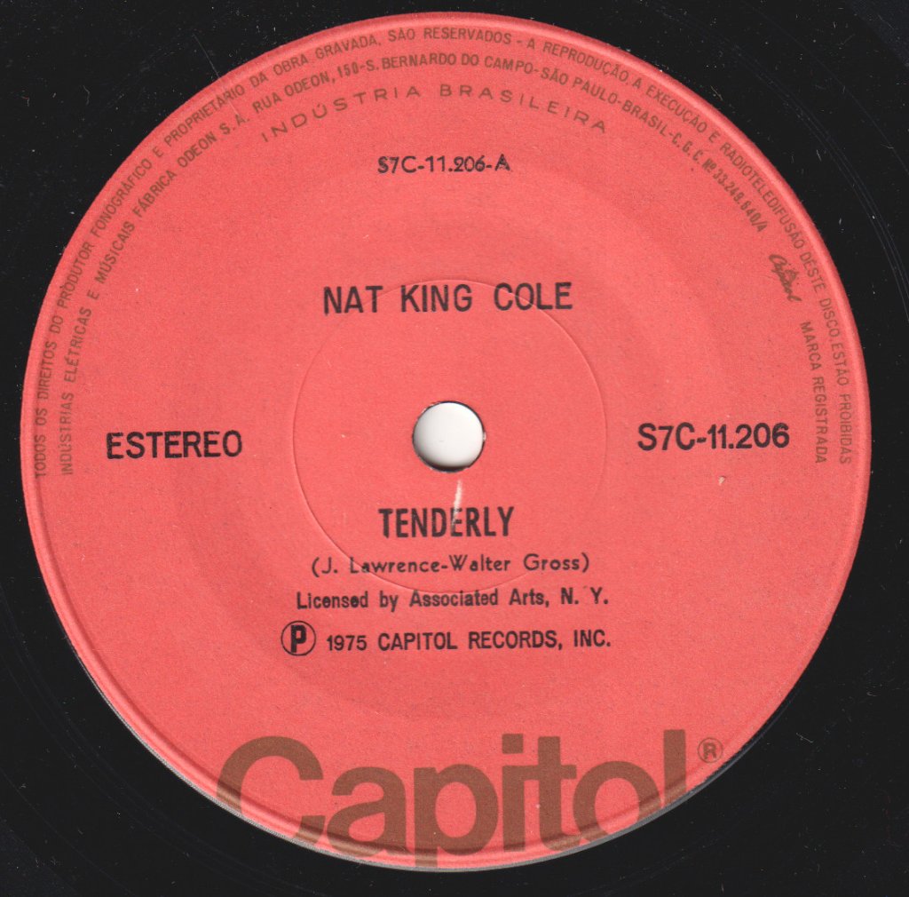 Nat King Cole - Tenderly - 7 Inch