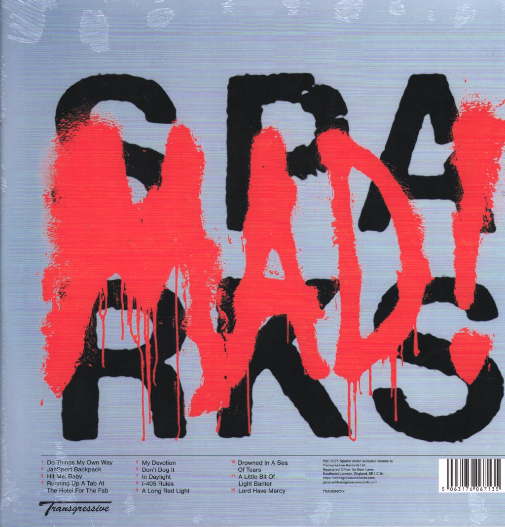 Sparks - MAD! - Lp