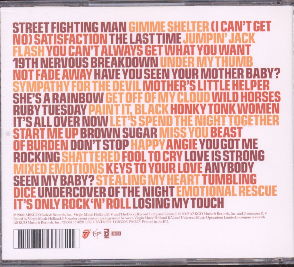 Rolling Stones - Forty Licks - Double Cd