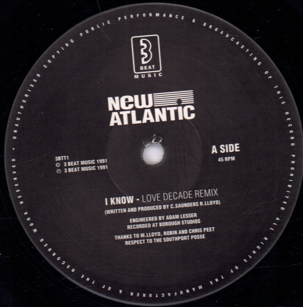 New Atlantic - I Know - 12 Inch