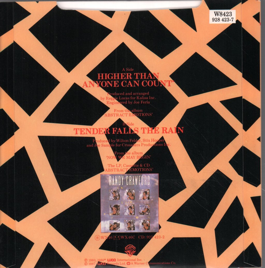 Randy Crawford - Higher Than Anyone Can Count - 7 Inch