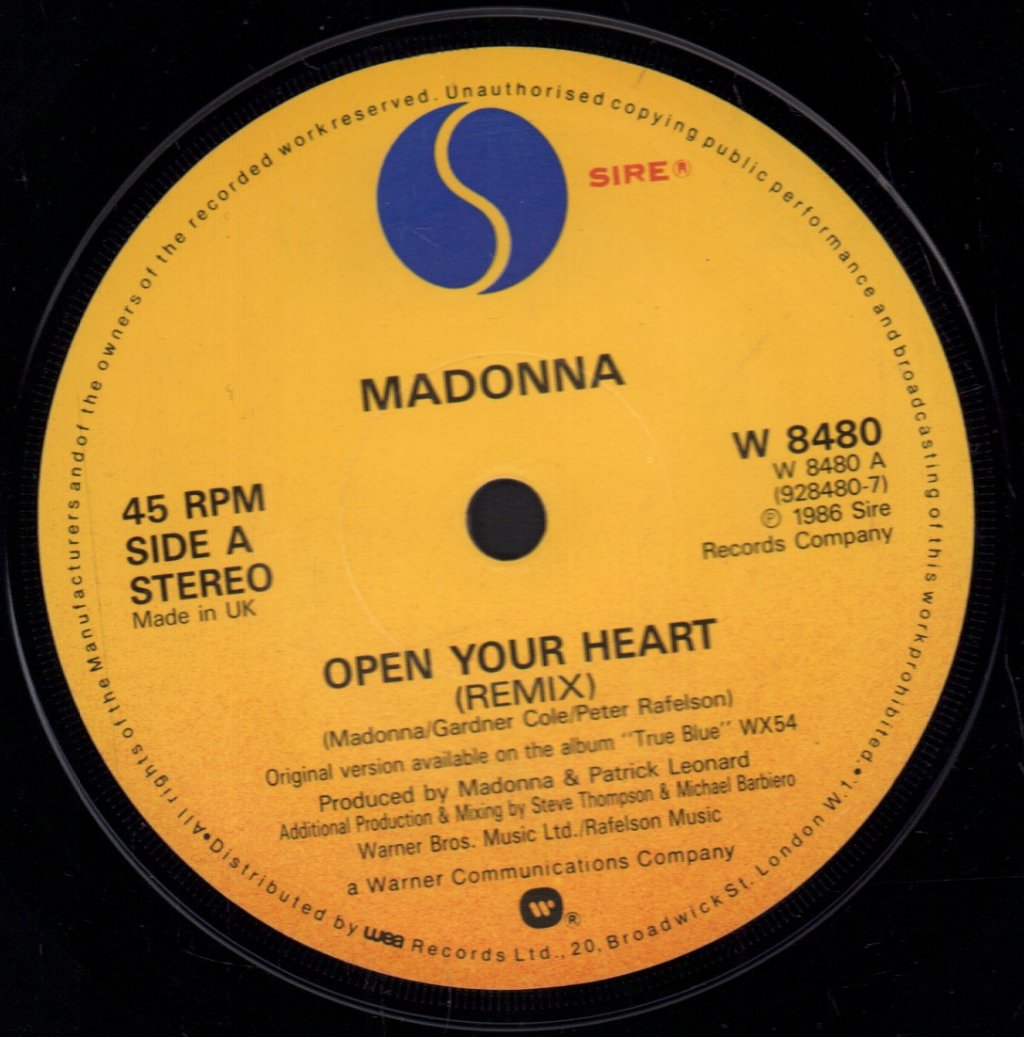 Madonna - Open Your Heart - 7 Inch