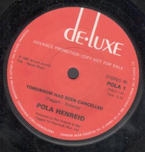 Pola Henreid - Tomorrow Has Been Cancelled - 7 Inch